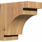 Ekena Millwork Mediterranean Smooth Corbel, Western Red Cedar, 5 1/2"W x 10"D x 10"H COR06X10X10MED00SWR - alternate 1
